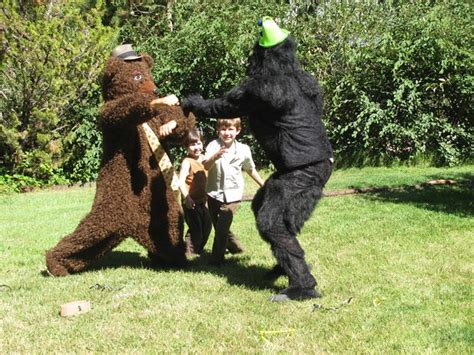 Bear/Gorilla fight! | Flickr - Photo Sharing!