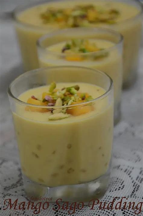 Mango Sago Pudding | Sabudana Mango Pudding - Yummy Food