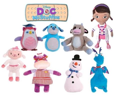 NEW OFFICIAL 12" DOC MCSTUFFINS PLUSH SOFT TOYS HALLIE LAMBIE STUFFY ...