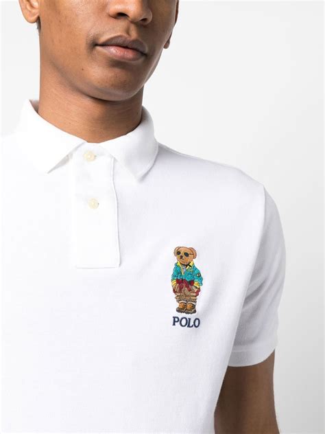 Polo Ralph Lauren Polo Bear Polo Shirt In White | ModeSens