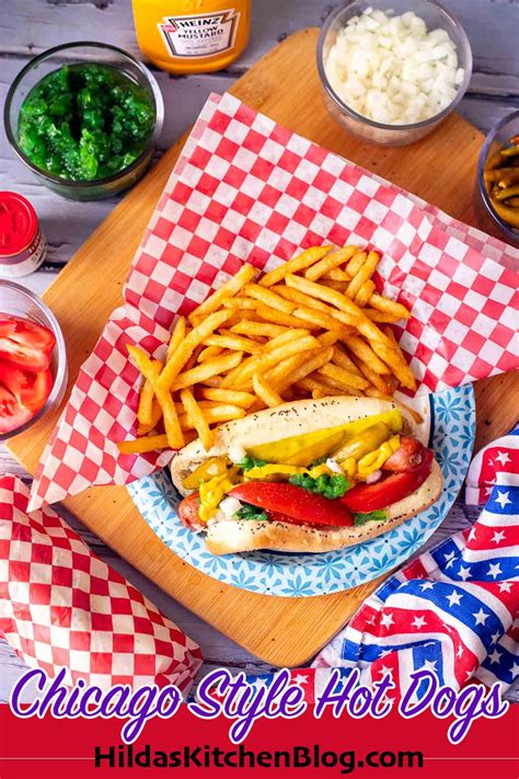 Authentic Chicago Style Hot Dogs | Hilda's Kitchen Blog