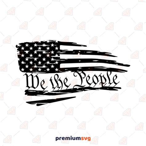 We The People American Flag SVG, Constitution SVG File, 59% OFF