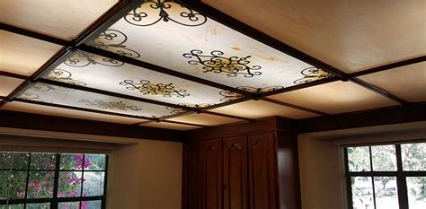 Stained Glass Ceiling Light Covers - Glass Designs