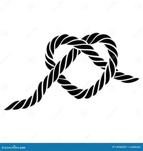 Rope Knot Vector, Hand Drawn, Vector, Eps, Logo, Icon, Crafteroks ...