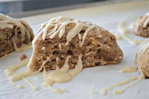 Apple Cinnamon Scones with Maple Glaze 365 Days of Baki