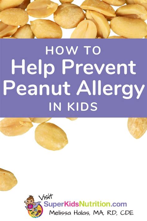 How to Help Prevent Peanut Allergy in Kids | Food allergies, Peanut allergy, Nutrition