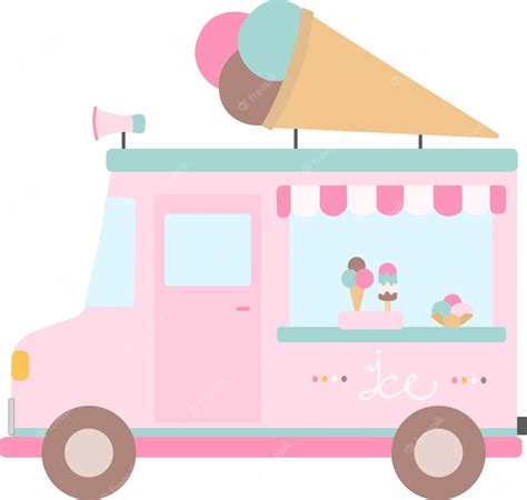 Ice Cream Truck SVG, Ice Cream Car svg, Ice Cream Truck Clipart, Ice Cream svg, Ice Cream Vector ...