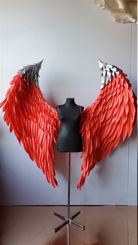 Wings Cosplay Angel wings costume Red devil wings adult | Etsy