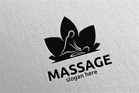 Massage Logo Design 12 (408604) | Logos | Design Bundles