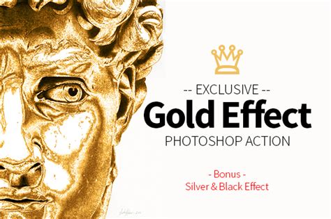 Gold Effect Photoshop Action :: Behance