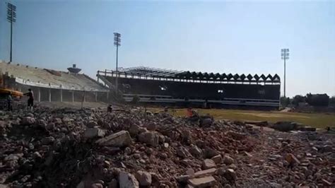 Motera Stadium Ahmedabad Before And During Destruction - YouTube