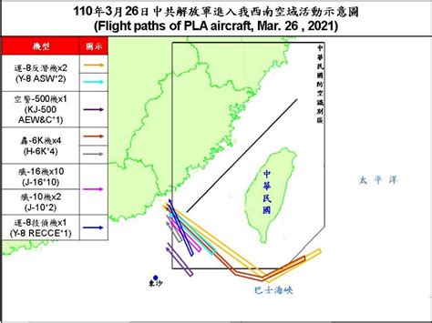 共機大規模擾台 國防部：超前部署應變 確保30浬空域 - 新聞 - Rti 中央廣播電臺