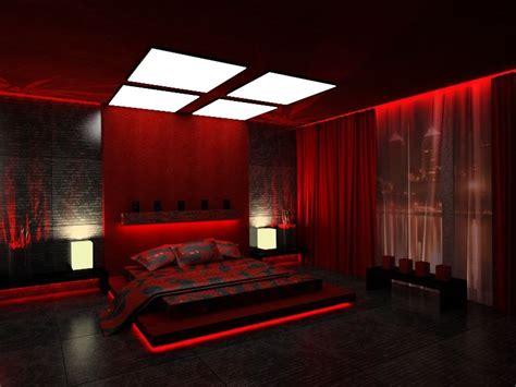 The red color in bedroom looks gorgeous | Luxurious bedrooms, Bedroom red, Small house bedroom