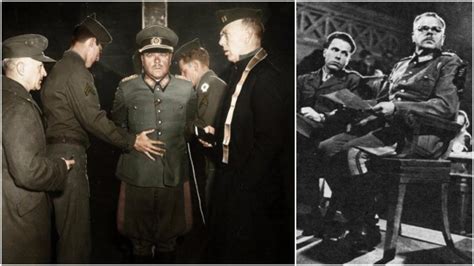 Execution: German General Anton Dostler is tied to the stake for killing 15 OSS men