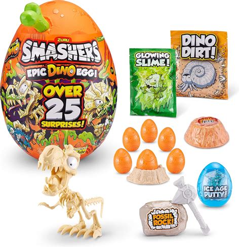 Smashers Epic Dino Egg Collectibles Series 3 Dino by Zuru - T-Rex : Amazon.com.br: Brinquedos e ...