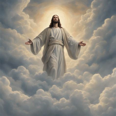 DreamUp Creation: Jesus Christ in clouds. by FrostyThriller07 on DeviantArt