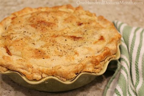 Easy Ham Pot Pie Recipe - One Hundred Dollars a Month