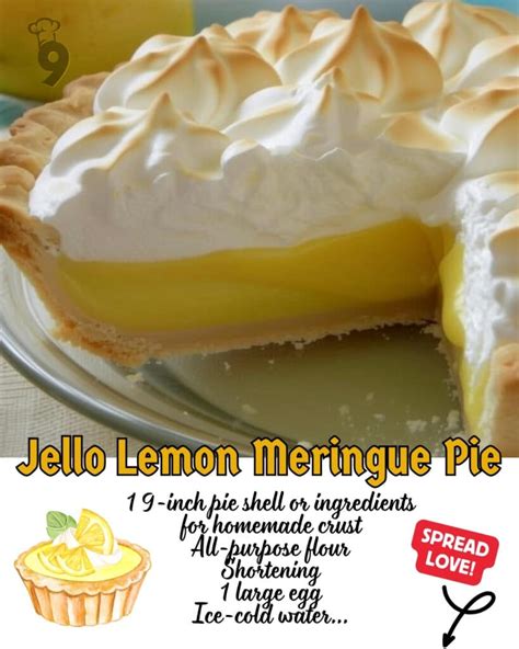 Easy Jello Lemon Meringue Pie - Nine Recipes