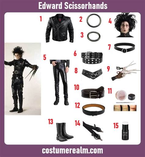 Edward Scissorhands Costume: From Shadows To Spotlight