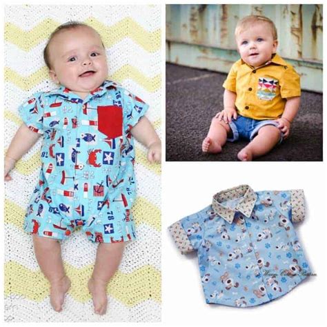 Baby shirt patterns for the cutest boy in town