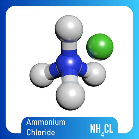 Ammonium Chloride 3D model NH4Cl model | CGTrader