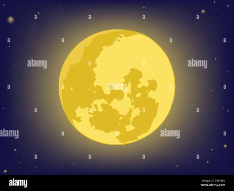 moon on night sky. vector backgrounds Stock Vector Image & Art - Alamy
