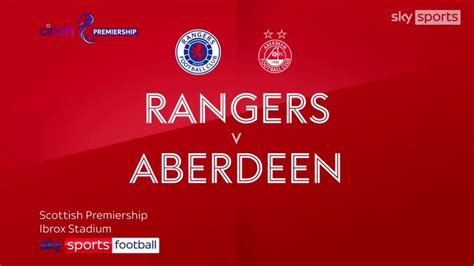 Rangers 1-0 Aberdeen | Scottish Premiership highlights | Video | Watch ...