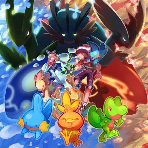 Hoenn Starters and Mega Evolutions! | Pokémon | Pinterest | Posts, Sapphire and Evolution