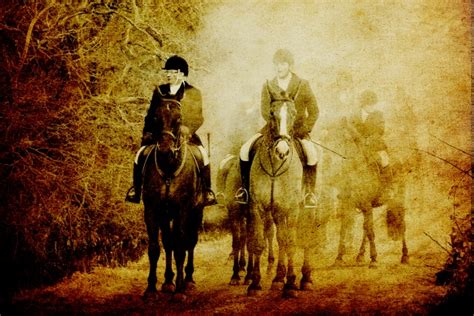 Vintage Hunting Scene Free Stock Photo - Public Domain Pictures