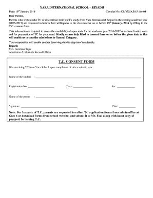 Yara International School - Fill and Sign Printable Template Online