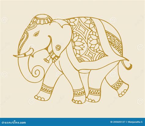 Sketch Of Ambari Or Howdah Mounted On The Leading Elephant During The ...