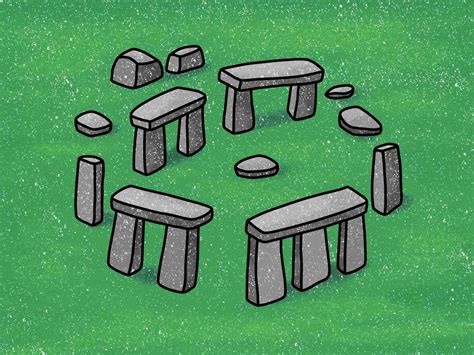 Draw Stonehenge - HelloArtsy