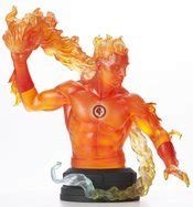 MARVEL ANIMATED HUMAN TORCH BUST