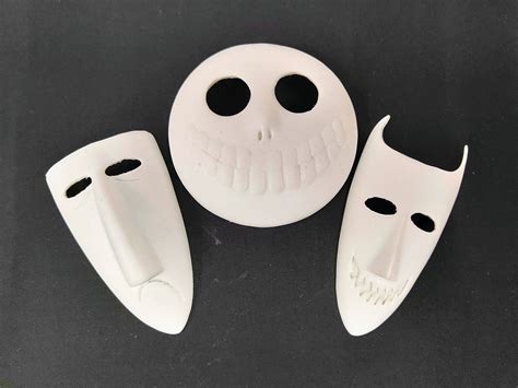 Nightmare Before Christmas Lock Shock and Barrel Mini Masks - town-green.com