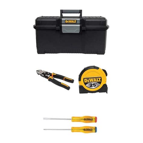 DEWALT Hand Tool Combo Kit with Tool Box (5-Piece) DWHTCMBK1 - The Home Depot