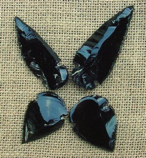 Obsidian Arrowheads Spearheads in 2024 | Obsidian arrowhead, Obsidian, Arrowheads