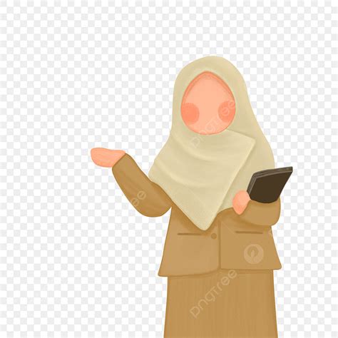 Guru Muslim Memakai Jilbab, Muslim, Guru, Jilbab PNG Transparan Clipart ...