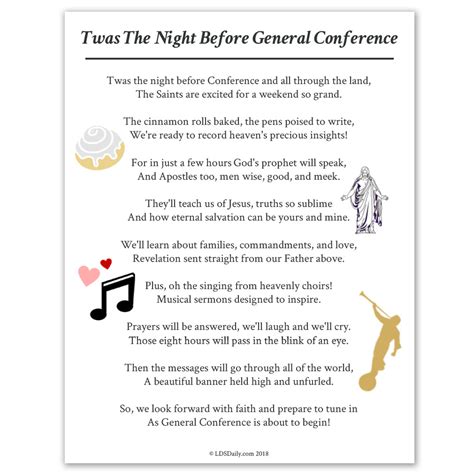 Twas The Night Before General Conference | LDS Daily