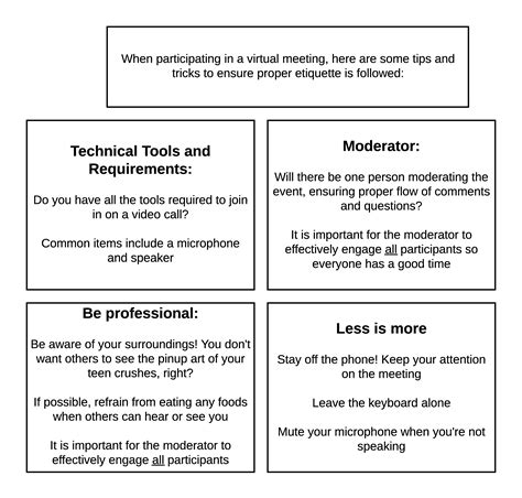 Basic Virtual Meeting Etiquette - Simon Fraser Student Society