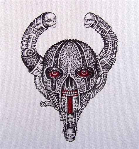 HORNED SKULL by jeremyfamir on DeviantArt