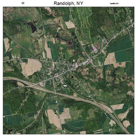 Aerial Photography Map of Randolph, NY New York