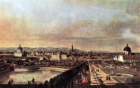 View Of Vienna From The Belvedere 1759-60 Painting | Bernardo Bellotto ...