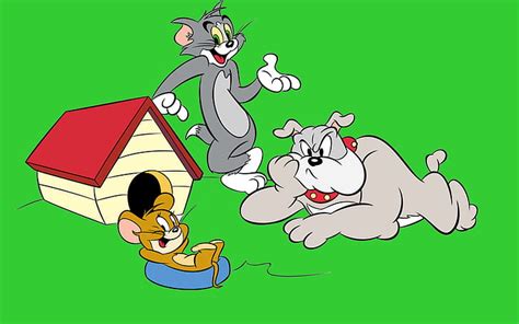 Tom Jerry And Spike Cartoon Desktop Hd Wallpaper 1920×1200 | Wallpaperbetter