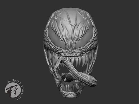 3D file Venom Mask From Marvel Comics - Fan Art 3D print model 🎨・3D ...