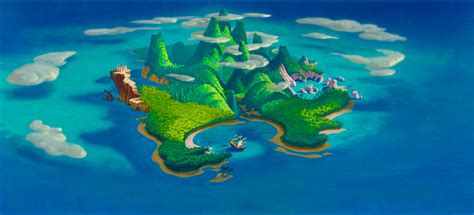 Image - Never Land in Peter Pan background.png | Jack Miller's Webpage of Disney Wiki | FANDOM ...