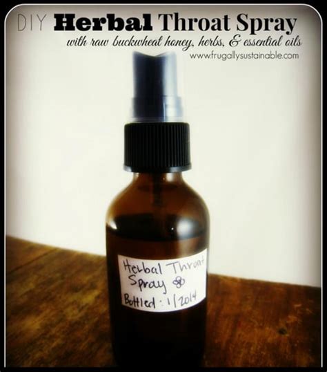 Herbal Sore Throat Medicine Spray - Homestead & Survival