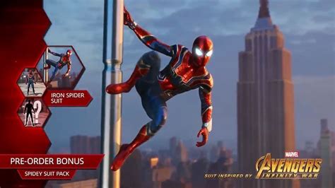 Avengers: Infinity War Iron Spider Suit Is a Spider-Man PS4 Pre-Order ...