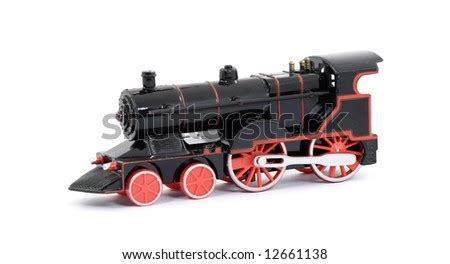 Toy Steam Train Engine Studio Isolated Stock Photo 12661138 : Shutterstock