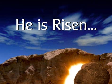 Cornerstone Missionary Baptist Church: EASTER MORNING - HE IS RISEN AND ...