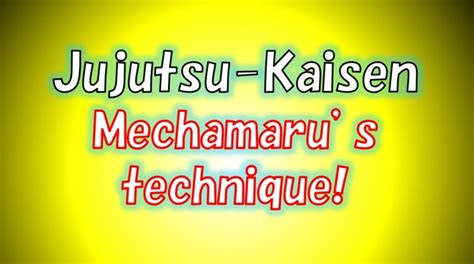 [Jujutsu Kaisen] Mechamaru’s death scene! Is he alive in Shibuya incident? | Jututsu-Kaisen Fan site